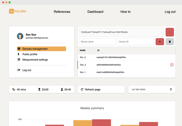 Photo of Pulses - The health tracker